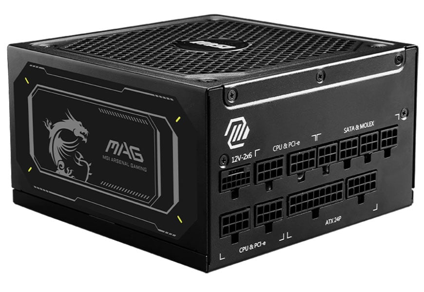 MSI MAG A1000GL PCIE5 II Power Supply 1000W with ATX 3.1 - MAGA1000GLPCIE5II - image 1