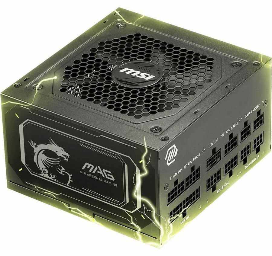 MSI MAG A850GL PCIE5 II Power Supply 850W with PCI-e 5.1 and ATX 3.1 - MAGA850GLPCIE5I - image 7