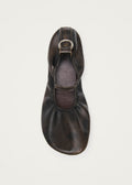 Naira Barefoot Vintage Effect Bruin Leren Ballerina's