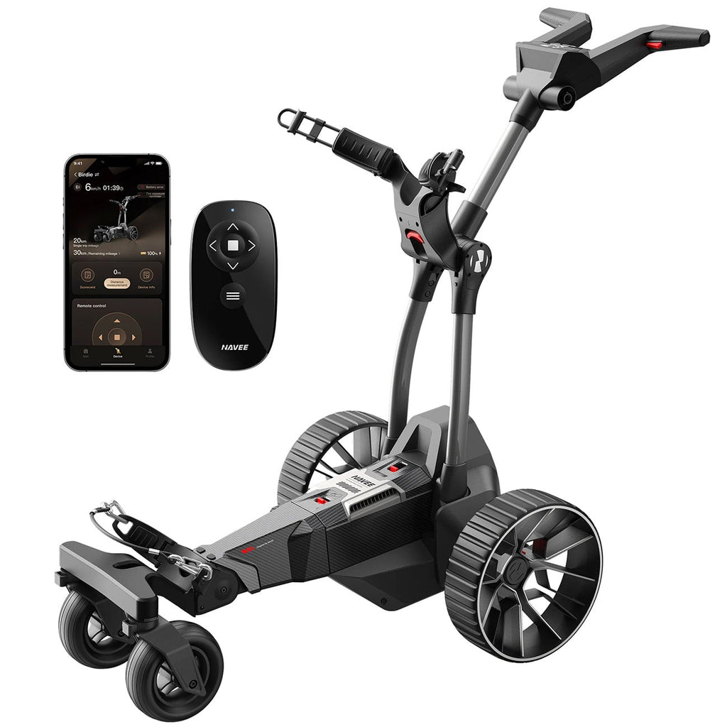 NAVEE Electric Golf Push Cart Birdie 3X in Black - BIRDIE 3X - image 5