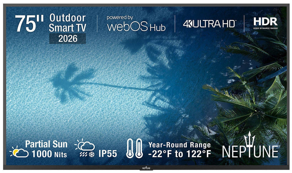 Neptune 75-Inch Partial Sun 4K UHD Outdoor Smart TV - NT75PS1K - image 1