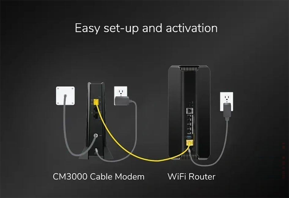 Netgear Nighthawk Mid/high-Split Multi-Gig Cable Modem - CM2500-100NAS - image 5