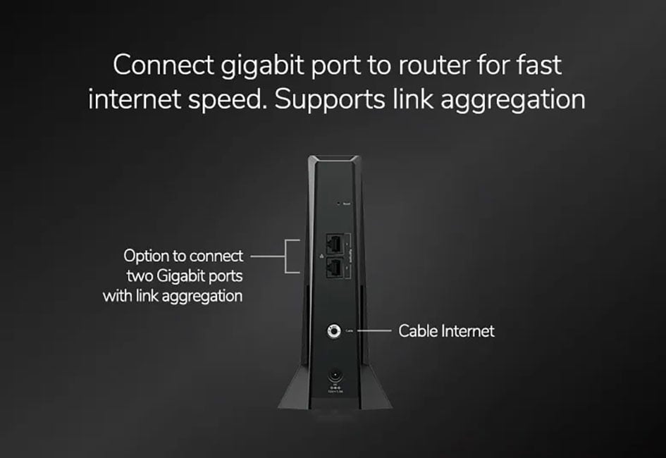 Netgear Nighthawk Mid/high-Split Multi-Gig Cable Modem - CM2500-100NAS - image 2