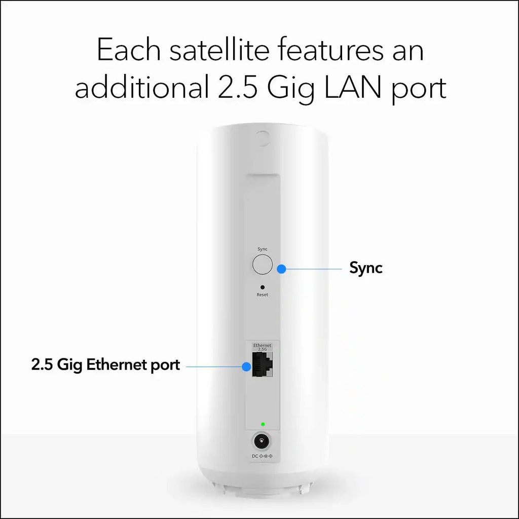 Netgear Orbi 370 Series Dual-Band WiFi 7 Mesh 3-Pack in Classic White - RBE373-100NAS - image 4