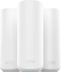 Netgear Orbi 370 Series Dual-Band WiFi 7 Mesh 3-Pack in Classic White - RBE373-100NAS - image 1