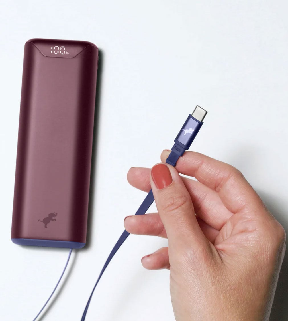 Nimble CHAMP Stretch Portable Charger in Dark Cherry - NB-CPC-10K30W-13739A - image 6