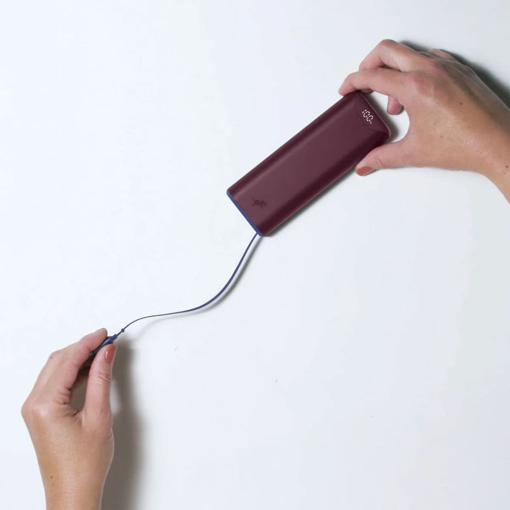 Nimble CHAMP Stretch Portable Charger in Dark Cherry - NB-CPC-10K30W-13739A - image 5