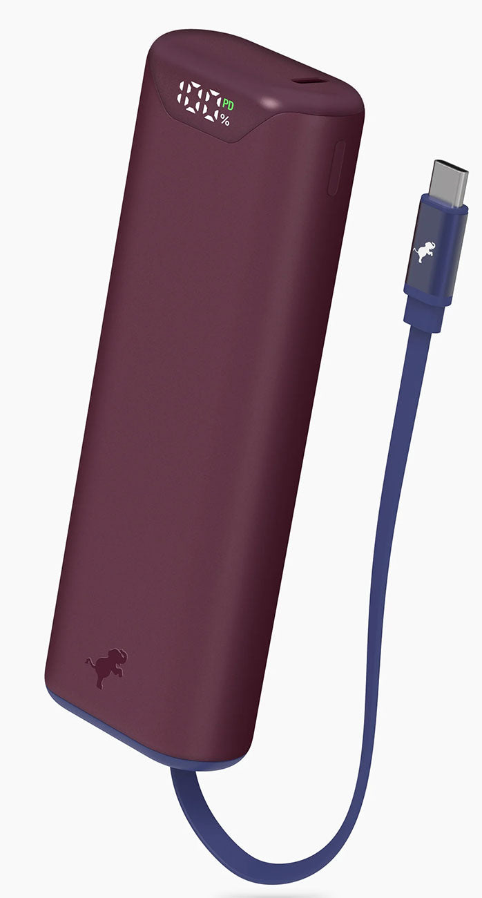 Nimble CHAMP Stretch Portable Charger in Dark Cherry - NB-CPC-10K30W-13739A - image 4