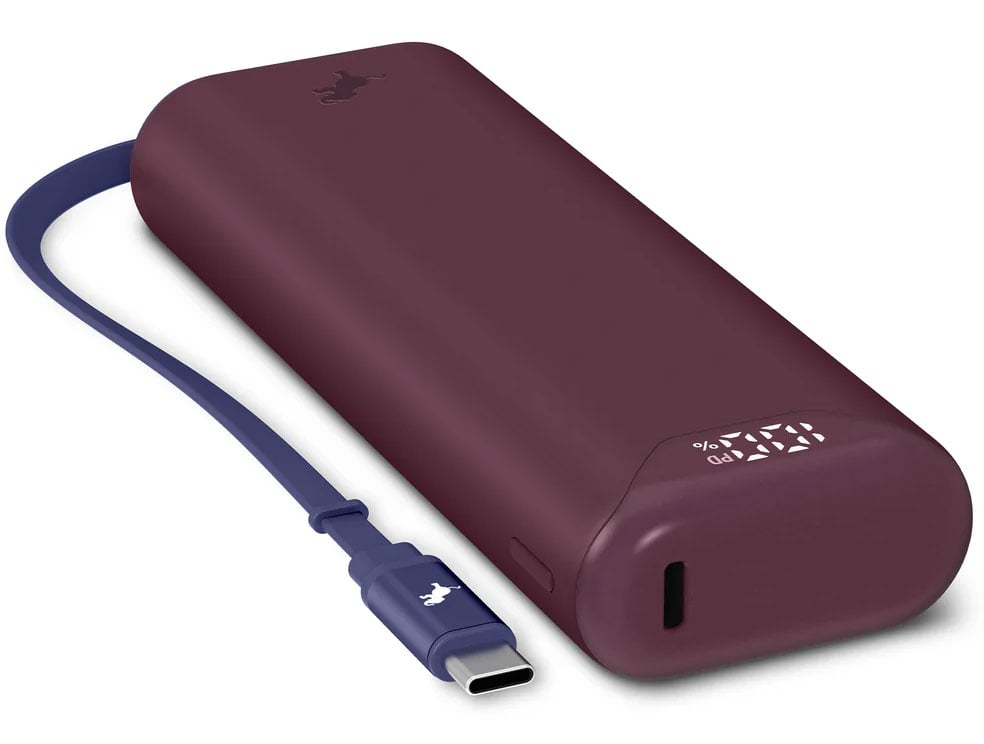 Nimble CHAMP Stretch Portable Charger in Dark Cherry - NB-CPC-10K30W-13739A - image 1