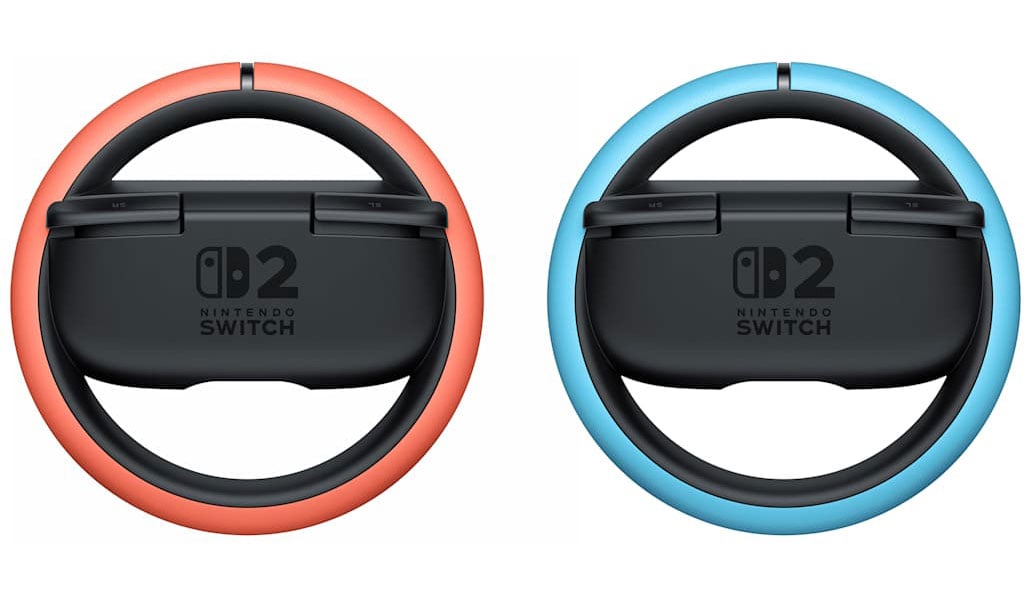 Nintendo Wheel for Joy-Con 2 in Light Blue/Light Red (Pair) - 045496884802 - image 3