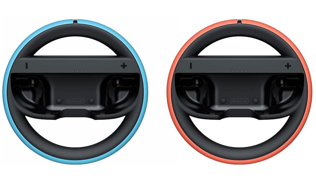 Nintendo Wheel for Joy-Con 2 in Light Blue/Light Red (Pair) - 045496884802 - image 2