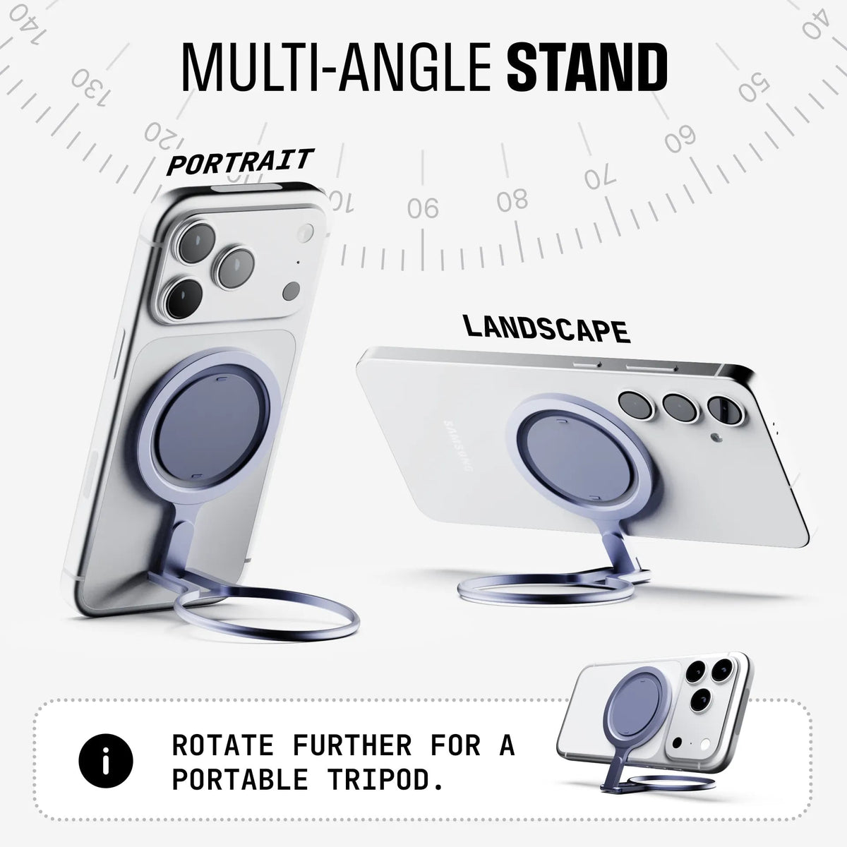 ohsnap! Snap Grip Stand With MagSafe in Orchid Slap - PH-STN-ORC-001 - image 3