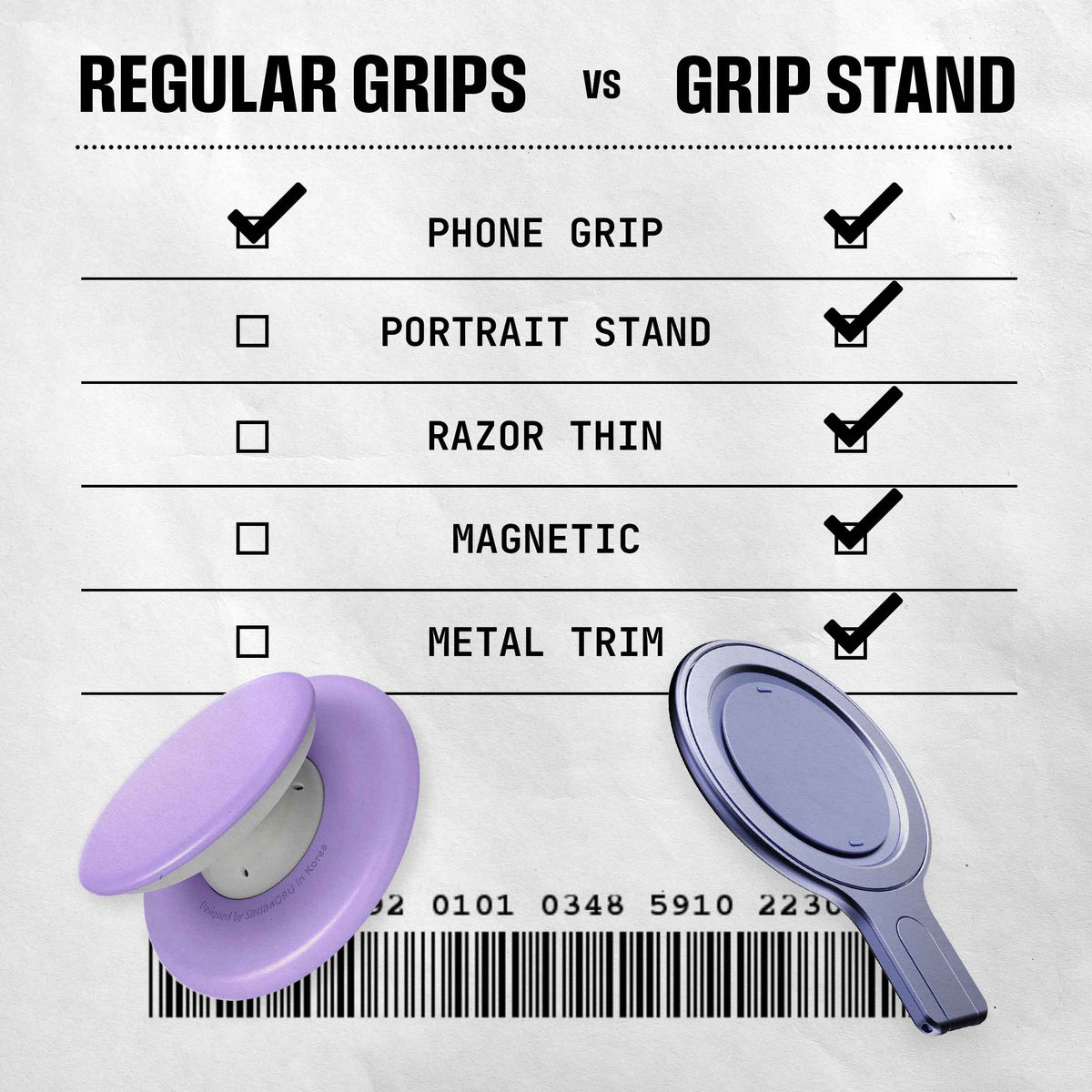 ohsnap! Snap Grip Stand With MagSafe in Orchid Slap - PH-STN-ORC-001 - image 7