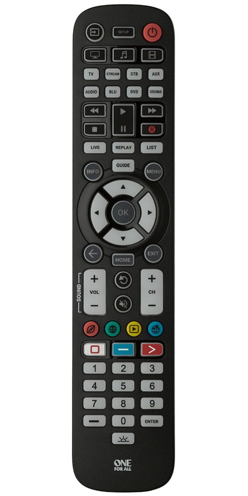One For All Essential 8 Antimicrobial Remote Control - URC3680 - image 1
