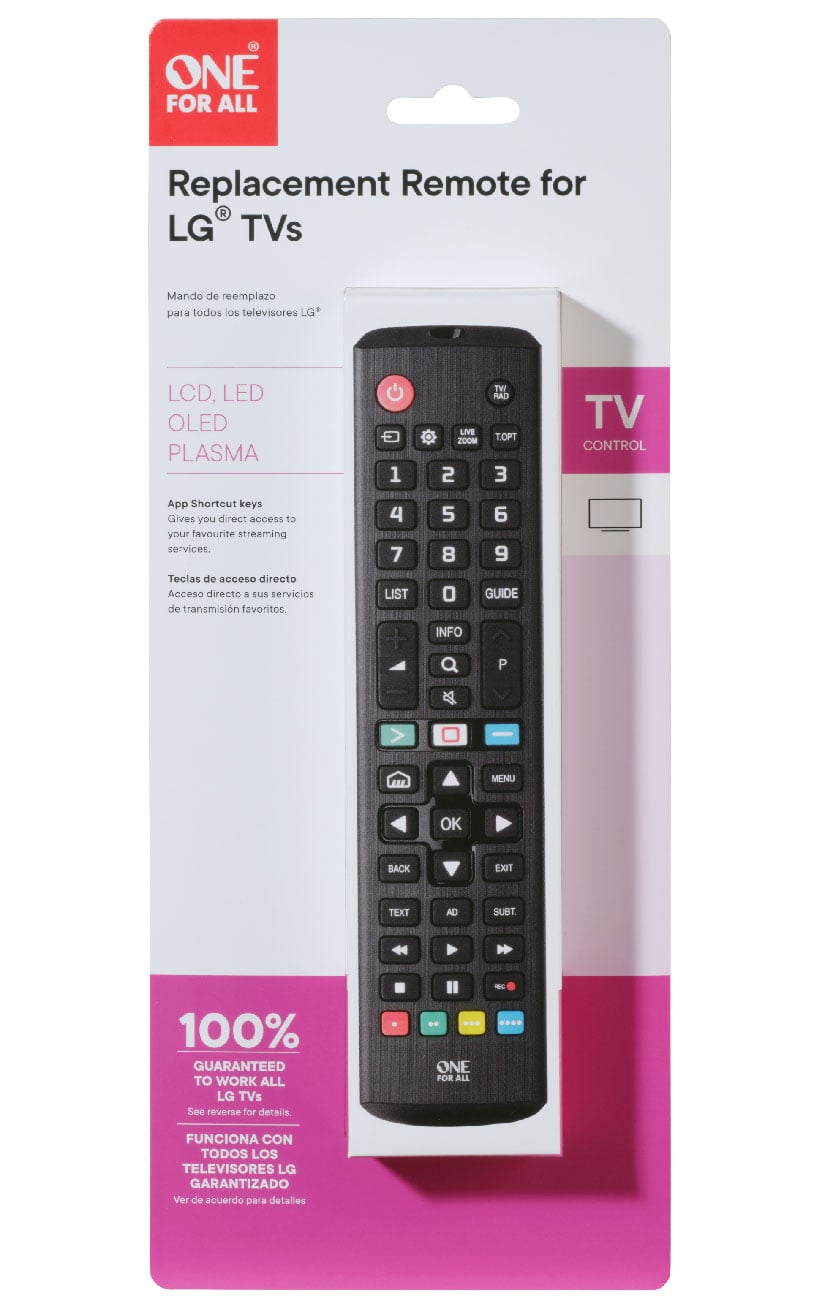 One For All LG TV Replacement Remote Control - URC4811 - image 5