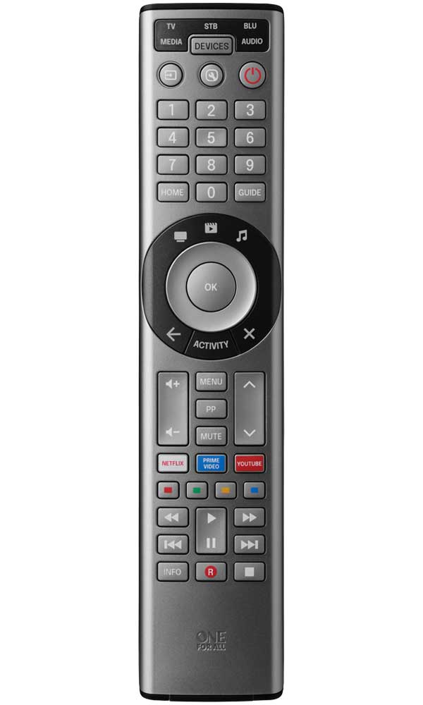One For All Smart Control Pro 5 Universal Remote with Learning Function - URC7956 - image 1