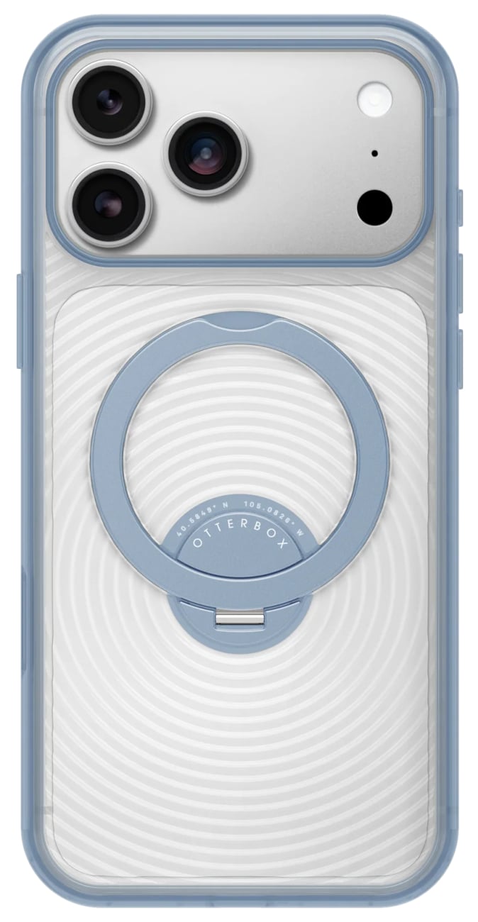 OtterBox Symmetry Series Stand MagSafe Case for iPhone 18 Pro Max and iPhone 17 Pro Max in Aether Blue -  - image 4