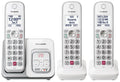 Panasonic Cordless Phone with 2 Handset in White - KX-TGD833W - image 1