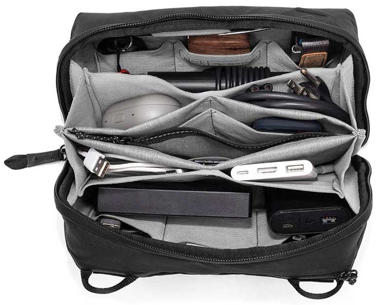 Peak Design Tech Pouch for Cables and Travel Essentials in Black - BTP-BK-3 - image 4
