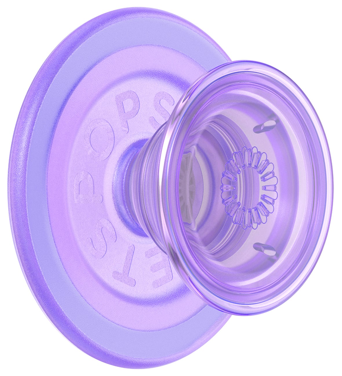 PopSockets Lavender Translucent Round PopGrip for MagSafe - 806875 - image 2