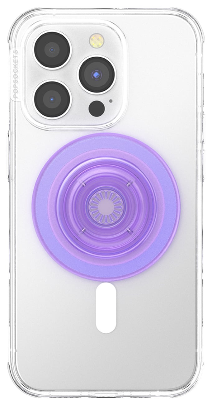 PopSockets Lavender Translucent Round PopGrip for MagSafe - 806875 - image 3