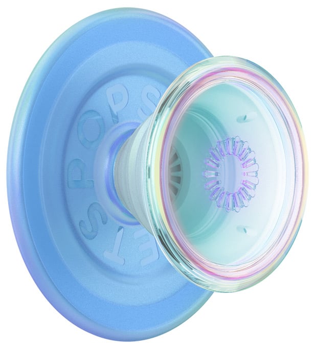 PopSockets Blue Iridescent Translucent Round PopGrip for MagSafe - 806891 - image 2