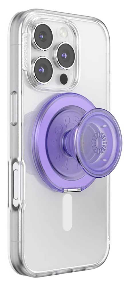 PopSockets MagSafe Kick-Out Grip & Stand in Translucent Dusty Purple - 809344 - image 5
