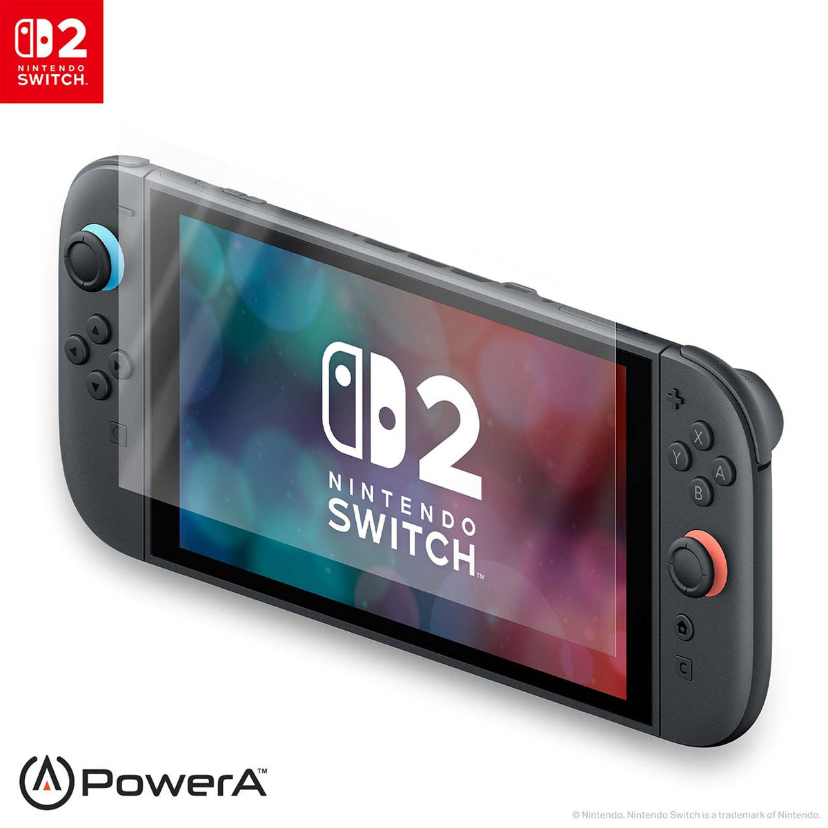 PowerA Screen Protector for Nintendo Switch 2 (2 Pack) - 617885154119 - image 2