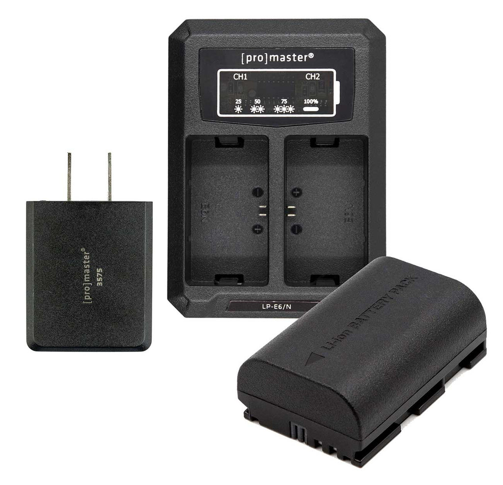 ProMaster Battery & Charger Kit for Canon LP-E6P - PRO85023 - image 1