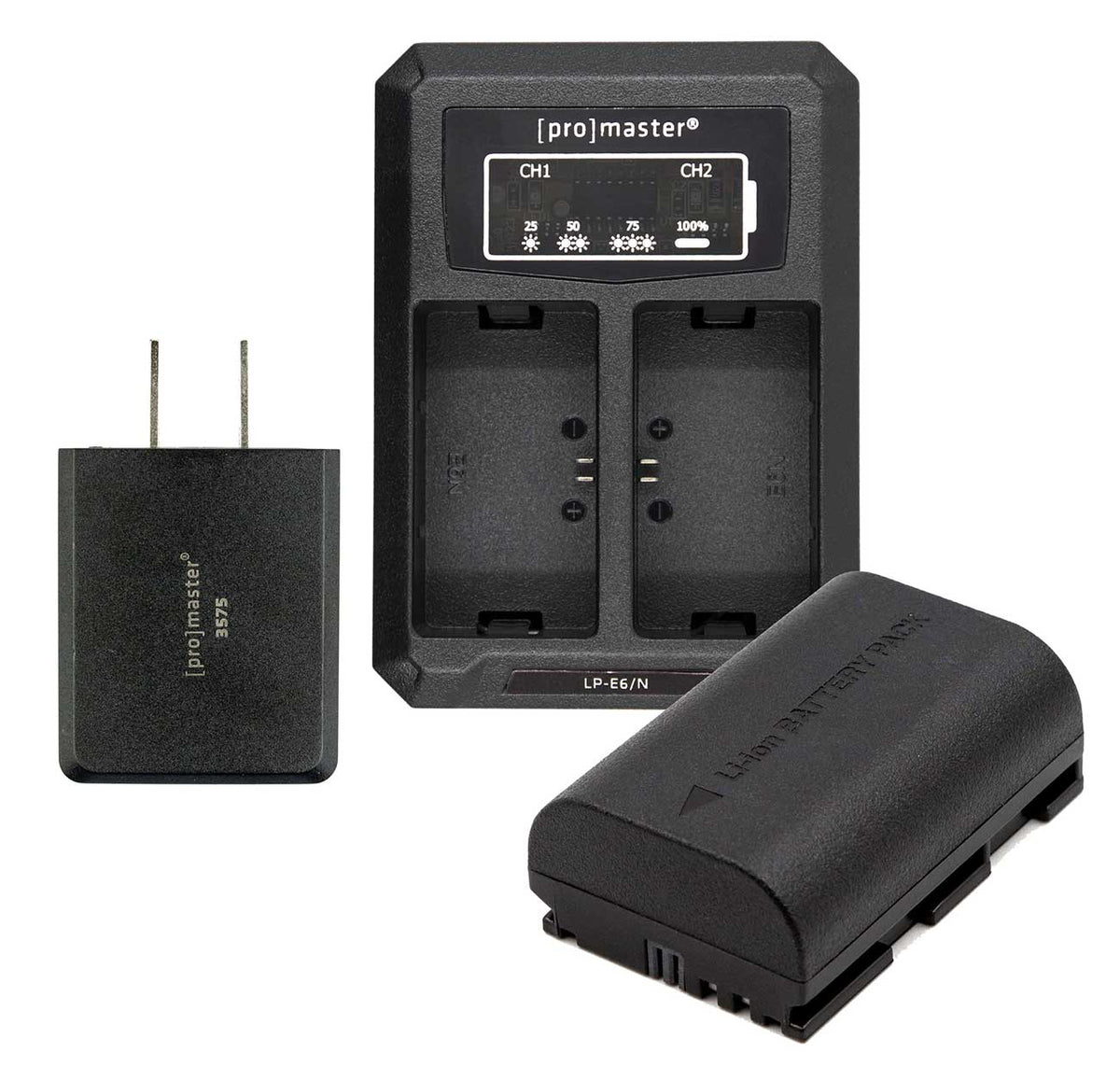 ProMaster Battery & Charger Kit for Canon LP-E6P - PRO85023 - image 1