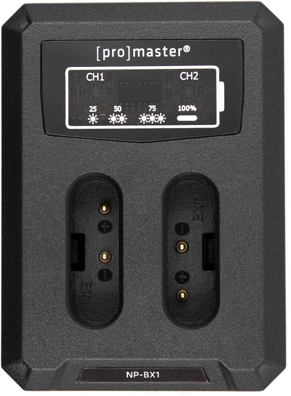 ProMaster Charger Dually with Built-In USB for Sony NP-BX1 - PRO4532 - image 1