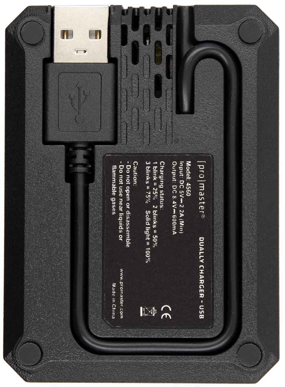 ProMaster Charger Dually with Built-In USB for Canon LP-E6(N) - PRO4560 - image 2