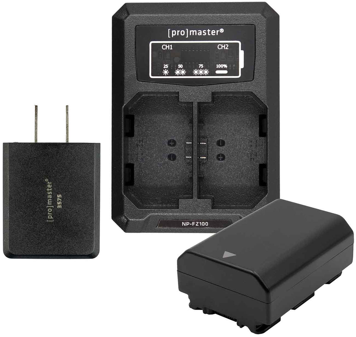 ProMaster Battery And Charger Kit For Sony NP-FZ100 - PRO3360 - image 1