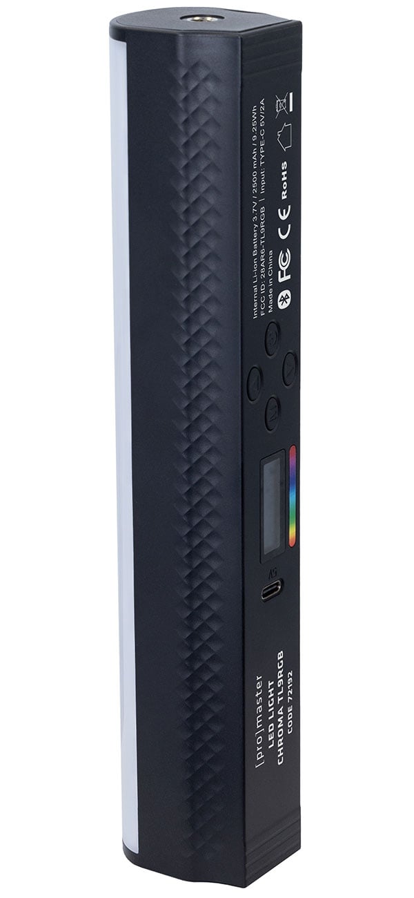 ProMaster Chroma TL9RGB LED Tube Light 9-Inch in Black - PRO72192 - image 2