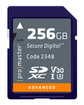 ProMaster 256GB Advanced SDXC UHS-I V30 Memory Card - PRO2348 - image 1