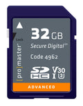 ProMaster 32GB Advanced SDXC UHS-I V30 Memory Card - PRO4962 - image 1