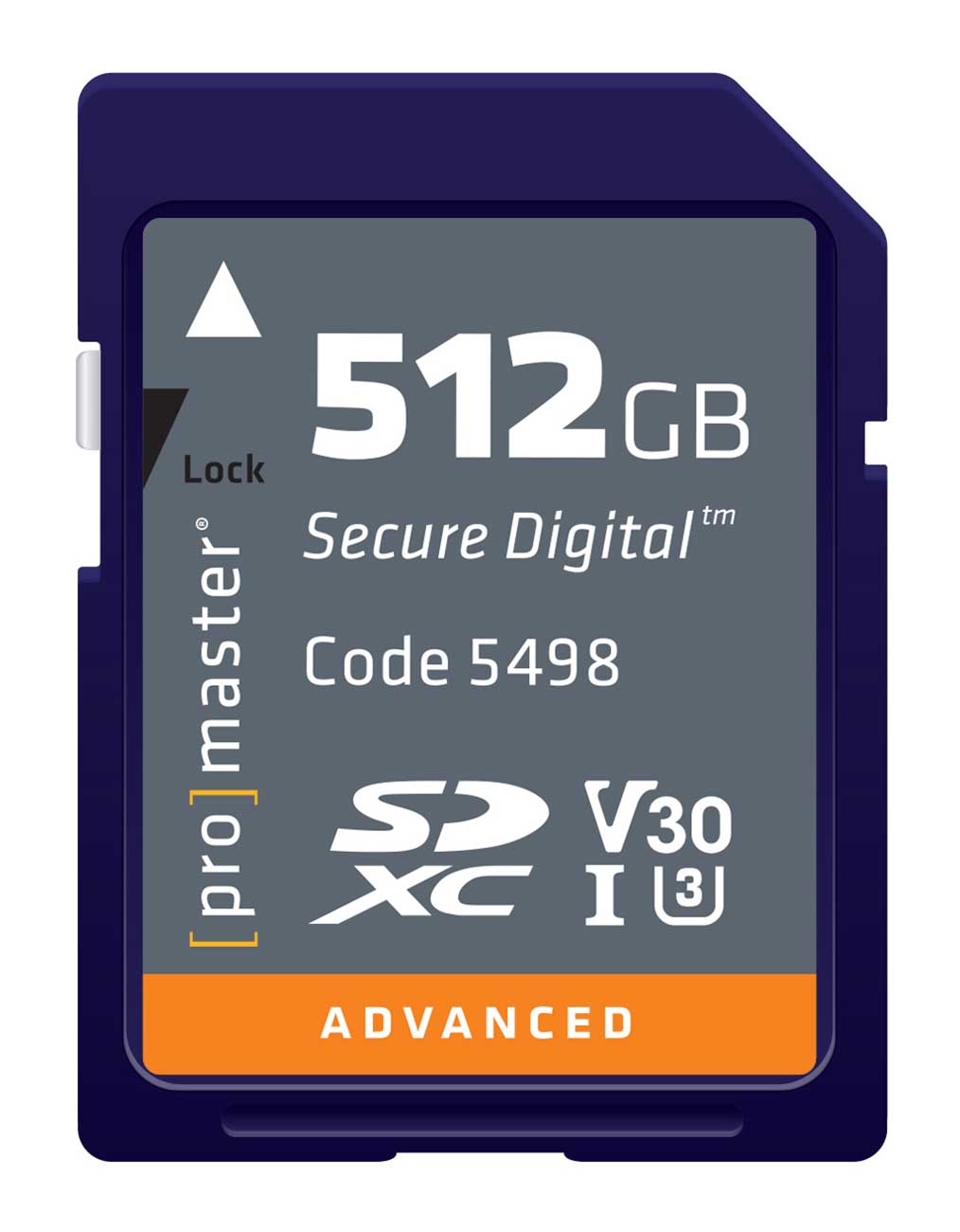 ProMaster 512GB Advanced SDXC UHS-I V30 Memory Card - PRO5498 - image 1