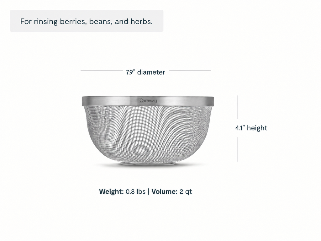 Small Stainless Steel Strainer - image 2