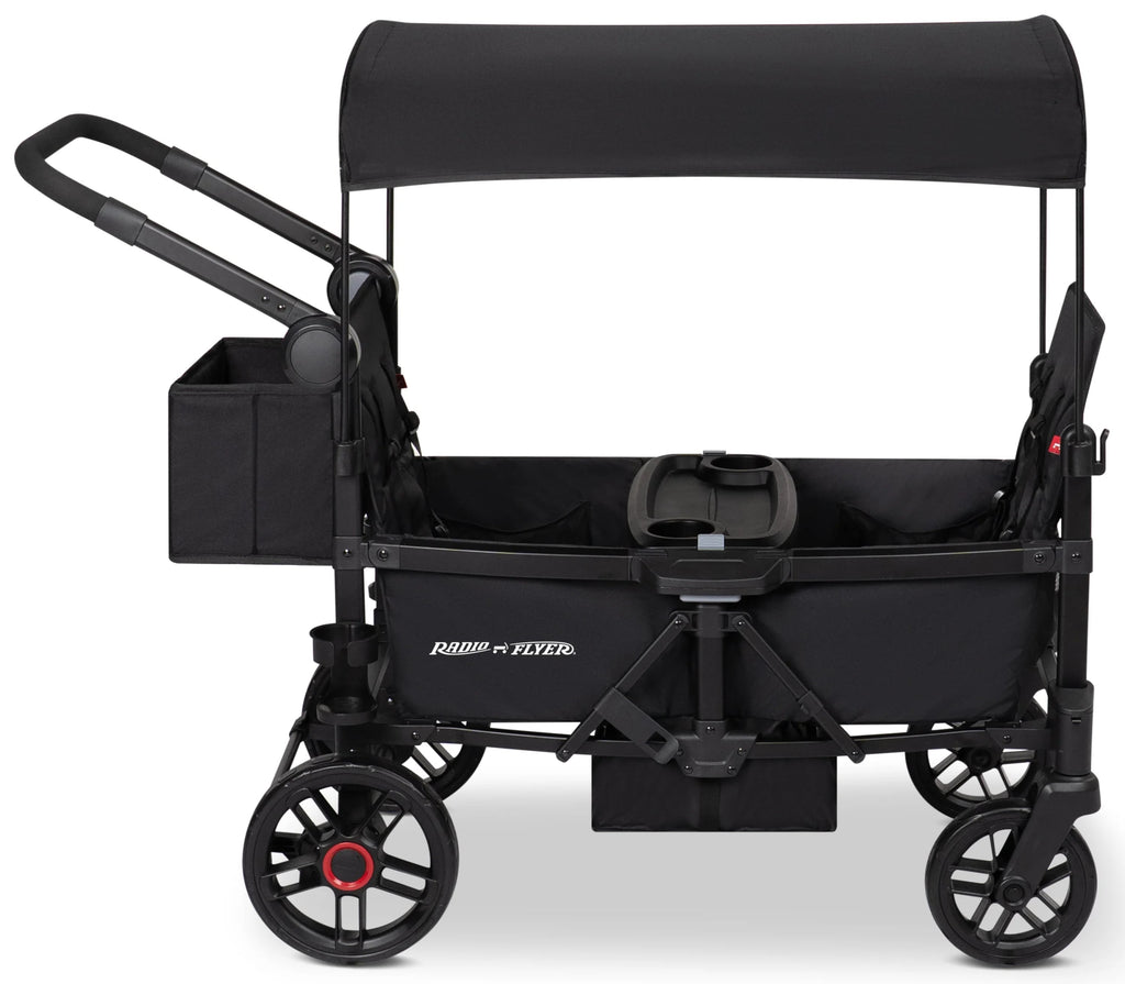 Radio Flyer Voya 2.0 2-Seat Stroller Wagon in Black - 3994Z - image 2