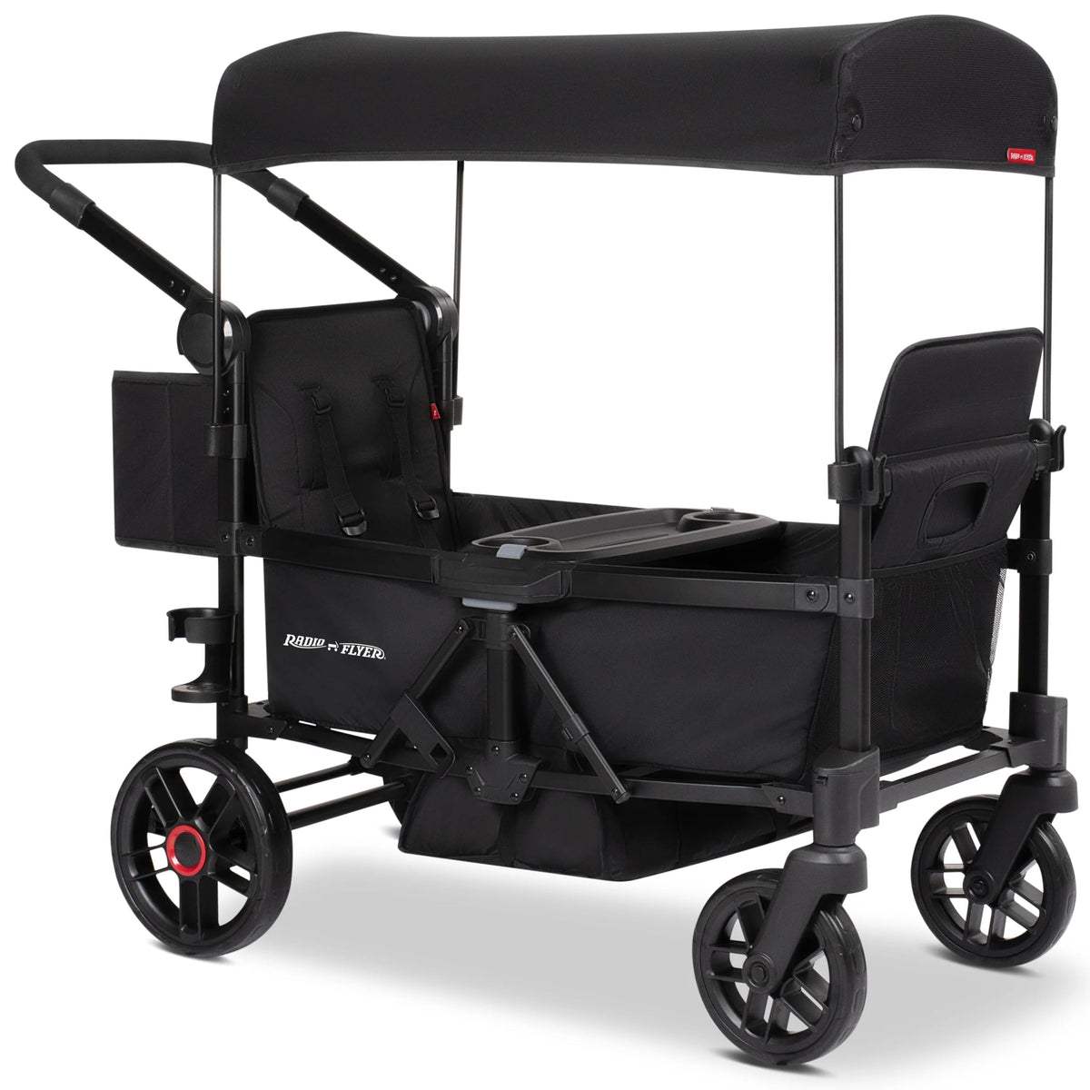 Radio Flyer Voya 2.0 2-Seat Stroller Wagon in Black - 3994Z - image 1