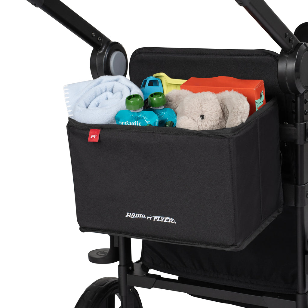 Radio Flyer Voya 2.0 2-Seat Stroller Wagon in Black - 3994Z - image 4