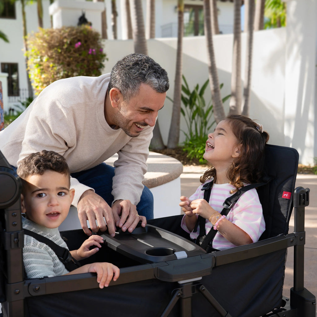 Radio Flyer Voya 2.0 2-Seat Stroller Wagon in Black - 3994Z - image 9