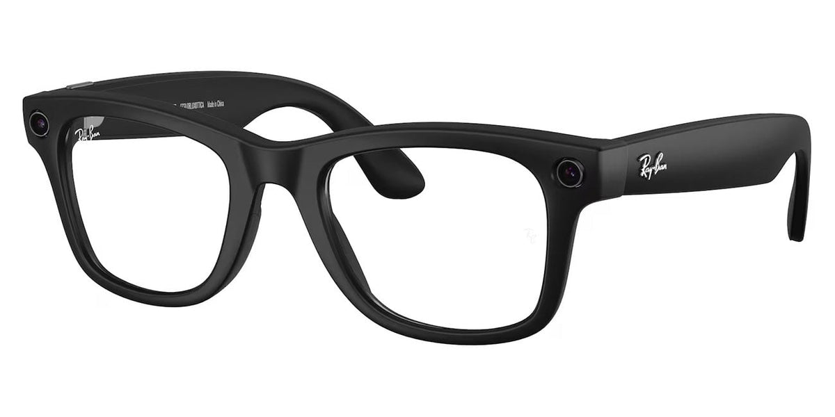 Ray-Ban Meta Wayfarer Sunglasses (Gen 2) 53mm in Matte Black with Clear | Grey Transition Lenses - RW4012 - image 1