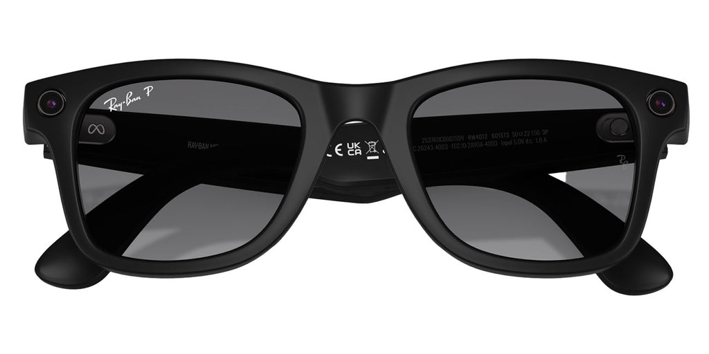 Ray-Ban Meta Wayfarer Sunglasses (Gen 2) 53mm in Matte Black with Polarized Graphite Lenses - RW4012-601S - image 5