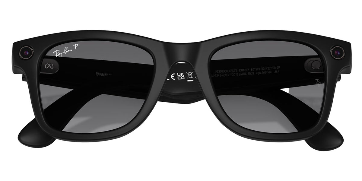 Ray-Ban Meta Wayfarer Sunglasses (Gen 2) 53mm in Matte Black with Polarized Graphite Lenses - RW4012-601S - image 5