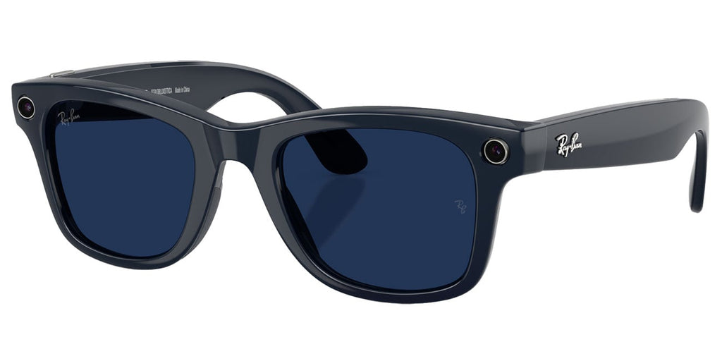 Ray-Ban Meta Wayfarer Sunglasses (Gen 2) 53mm in Shiny Cosmic Blue with Clear | Sapphire Transition Lense - image 2