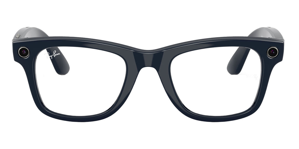 Ray-Ban Meta Wayfarer Sunglasses (Gen 2) 53mm in Shiny Cosmic Blue with Clear | Sapphire Transition Lense - image 4