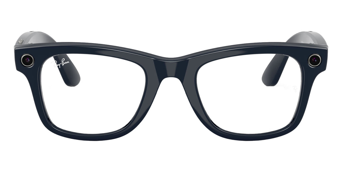 Ray-Ban Meta Wayfarer Sunglasses (Gen 2) 53mm in Shiny Cosmic Blue with Clear | Sapphire Transition Lense - image 4