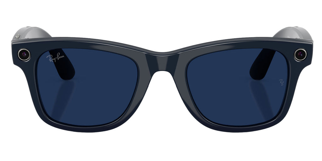 Ray-Ban Meta Wayfarer Sunglasses (Gen 2) 53mm in Shiny Cosmic Blue with Clear | Sapphire Transition Lense - image 3