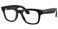 Ray-Ban Meta Wayfarer Sunglasses (Gen 2) 53mm in Shiny Black with Clear | Graphite Green Transition Lense - image 1